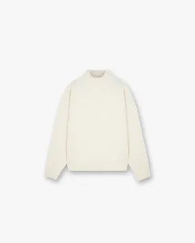 Gallagher Knit - Cream Cozy Wear Fit Low Maintenance Fabric