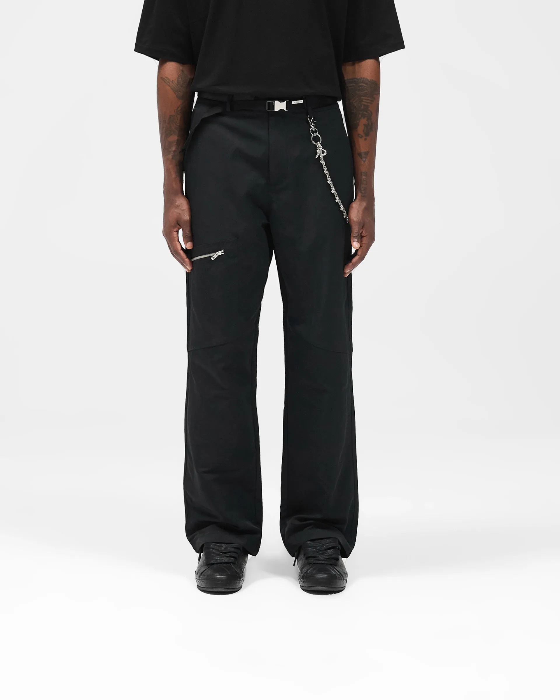 Nylon Workwear Pant - Jet Black Heat Control