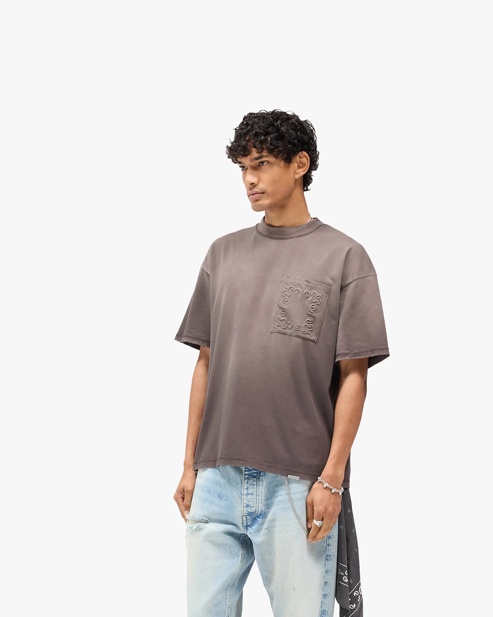 Comfortable Design Represent X Hunter T-Shirt - Stained Brown