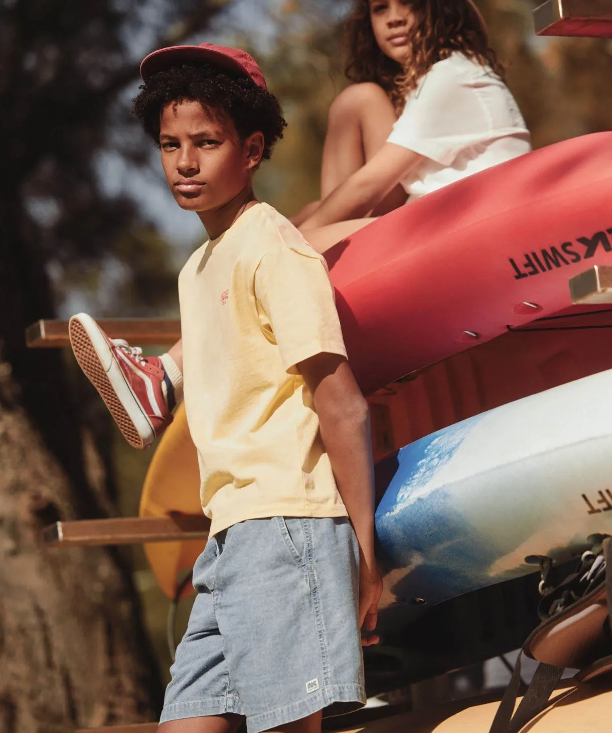 Light Flex Fit The Camino Tee - Old Gold