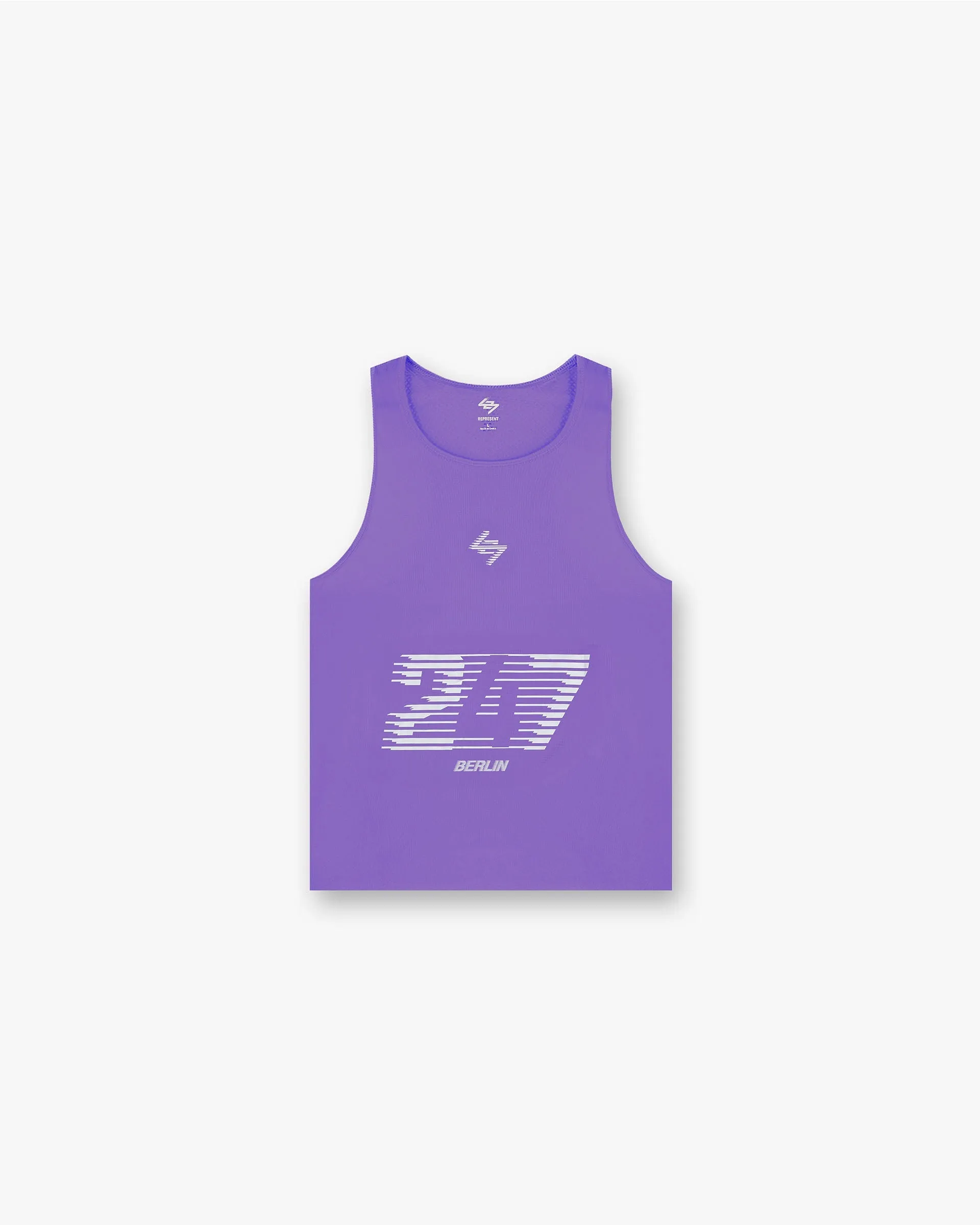 247 Berlin Singlet - Purple Comfortable Piece