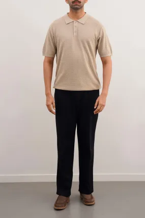 TEXTURED POLO Moisture control Golf Style