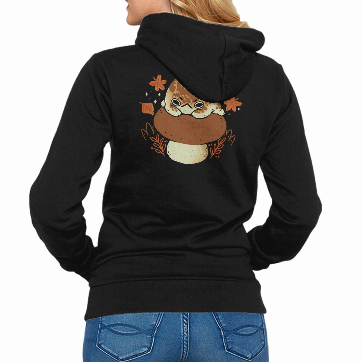 Cute Rain Frog In Autumn Stylish Layer