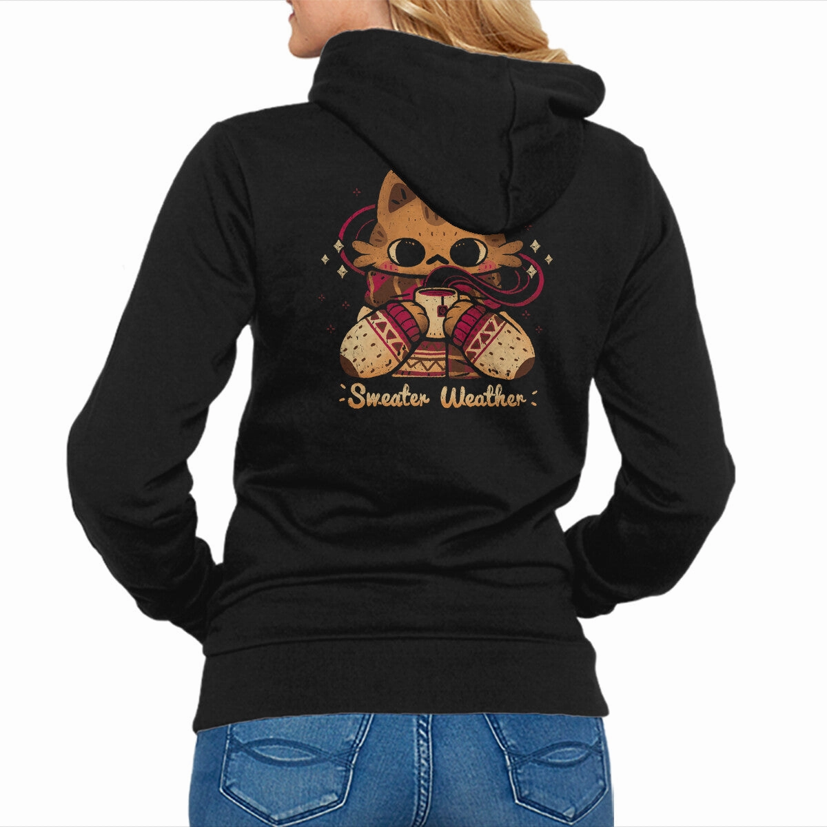 Street Bold Cozy Choice Cute Sweater Weather Cat