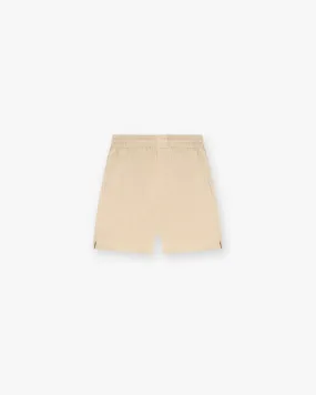 Resort Shorts - Latte Linen shorts Body Contouring