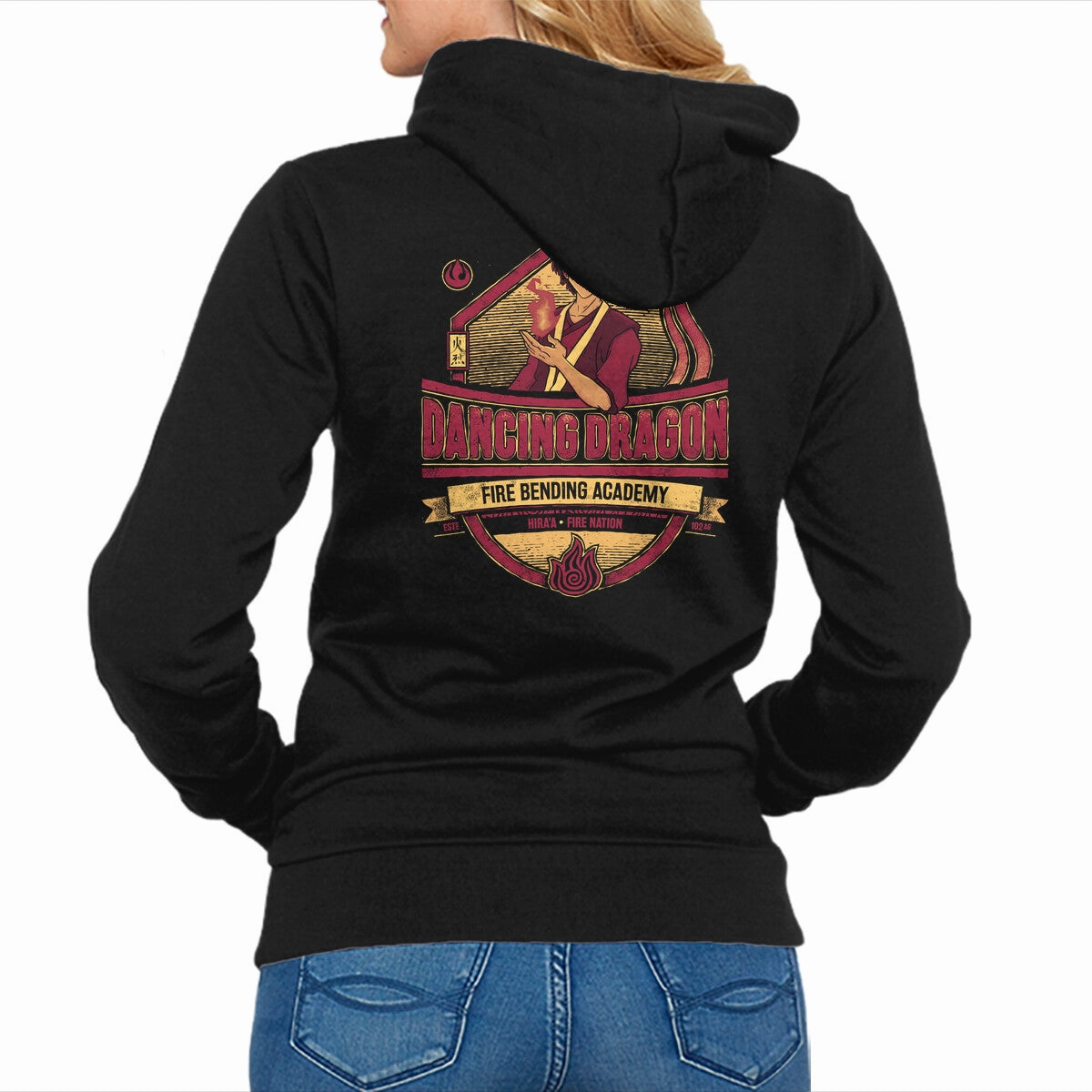 Comfy Look Cozy Hoodie Dancing Dragon