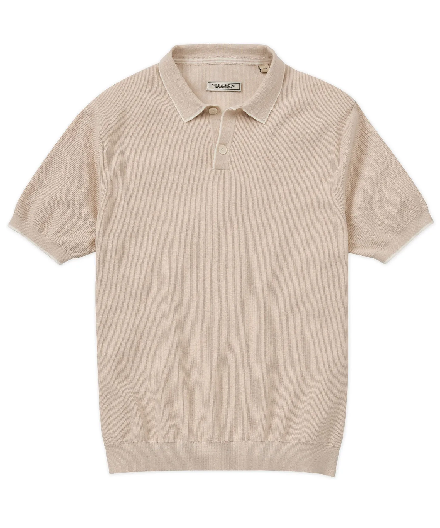 Flex Fit Collar Personalized Touch Edge-Tipped Short Sleeve Polo Shirt