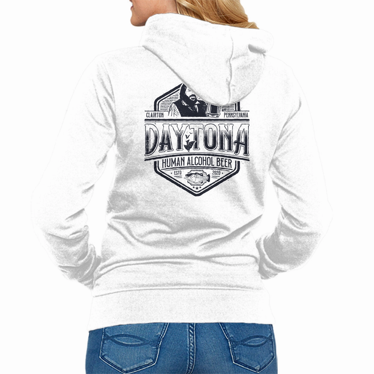 Chilly Weather Style couple wear Daytona Beer