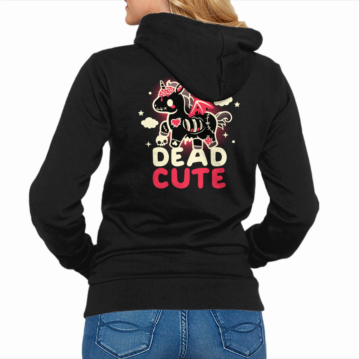 Dead Cute Unicorn Athletic Hoodie product market share