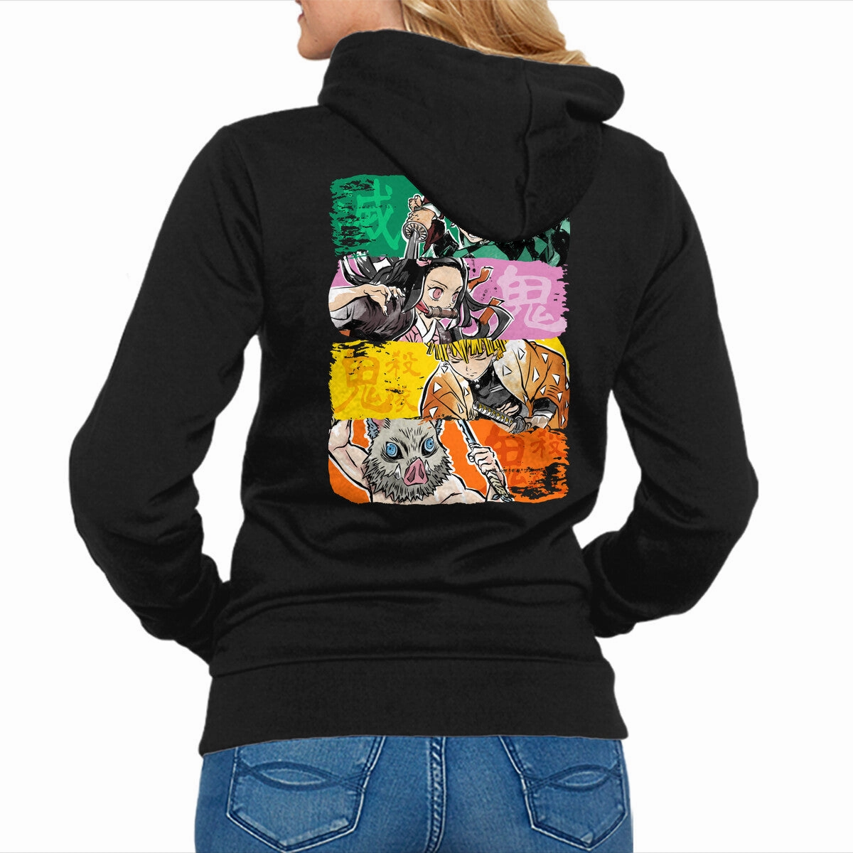 Demon Brushstrokes Ribbed Hem