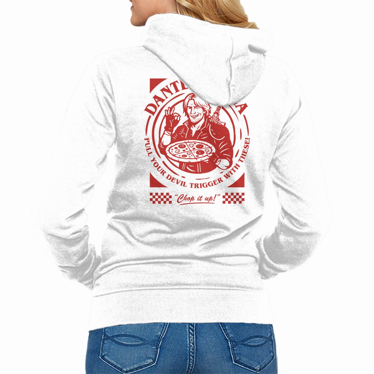 Embroidered Logo Devil's Pizza