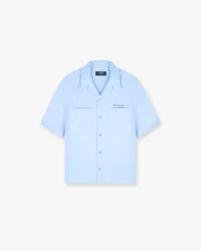 Eco-Friendly Fabric Bowling Shirt - Vista Blue