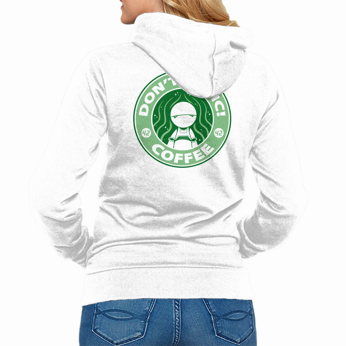 Don't Panic Coffee Smart Hoodie Comfort Apparel