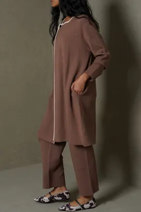 DUNE CAPE SWEATER Layered Warmth