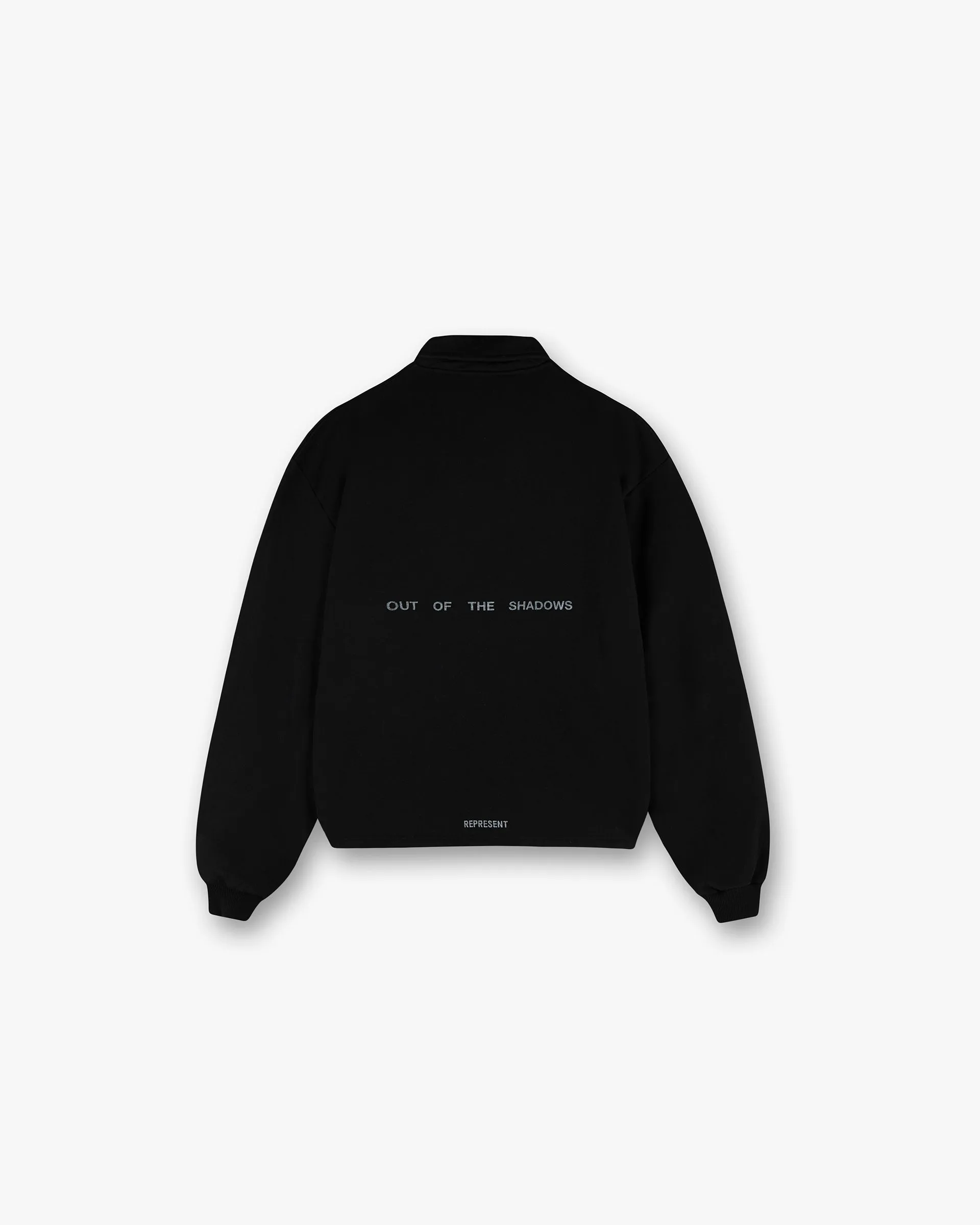 Team Rep Quarter Zip - Jet Black wrinkle free