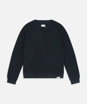 Quick Dry Fit Winter Essential The Summit Raglan Knit - Dark Navy