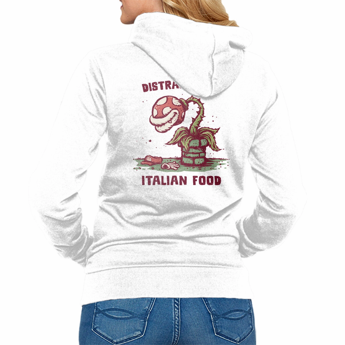 Easily Distracted By Italian Food Comfy Feel