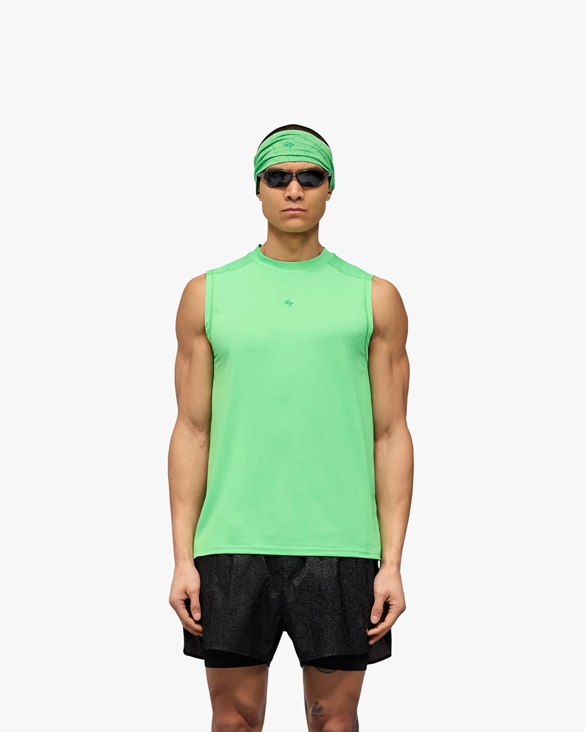 Beachwear 247 Contour Run Tank - Speed Green