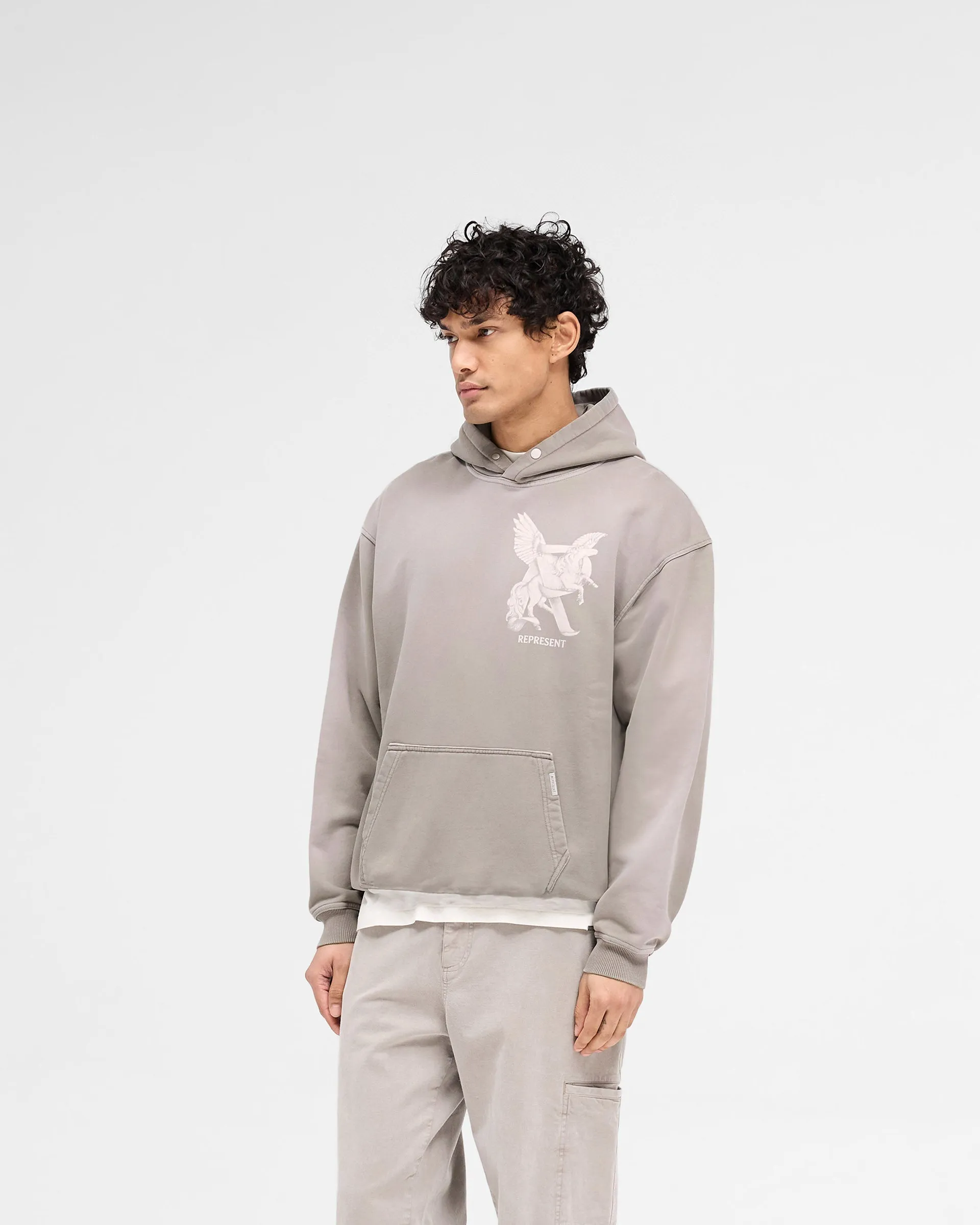 Daily Relaxed Elegance In Motion Hoodie - Thunder