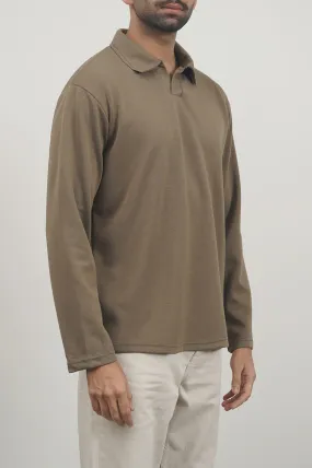 LONG SLEEVE POLO PreShrunk Cotton Blend