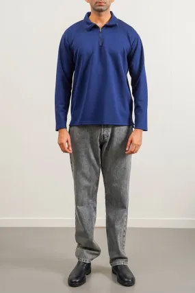 NEOPRENE ZIPPER POLO Four Button Placket