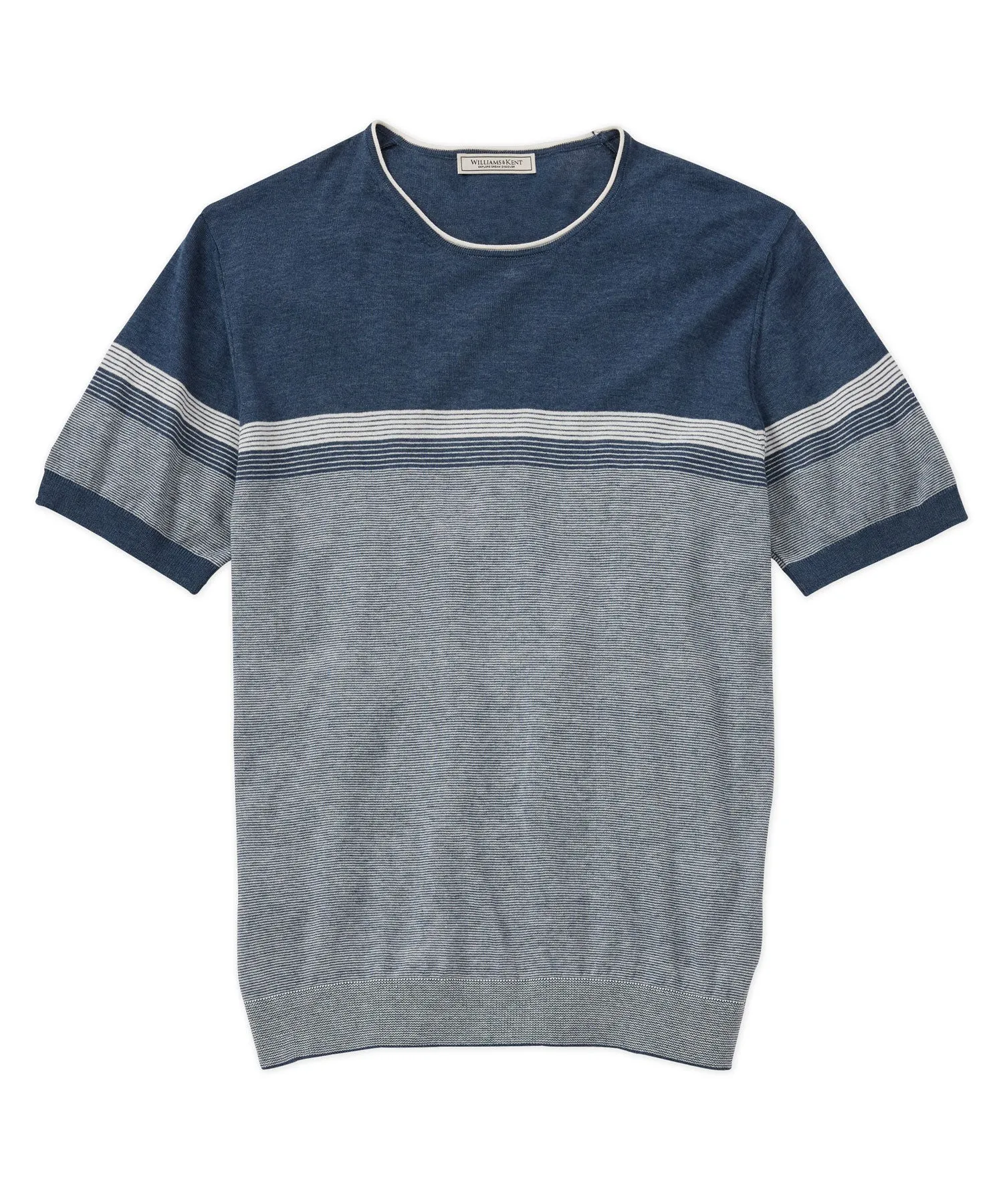 Striped Crewneck Shirt Simple Style