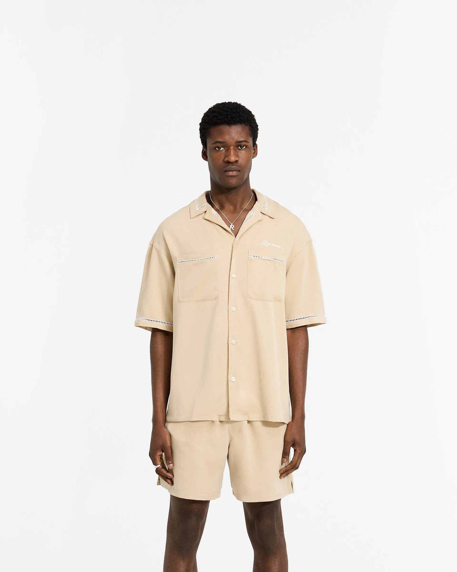 Resort Shirt - Latte Non-irritating