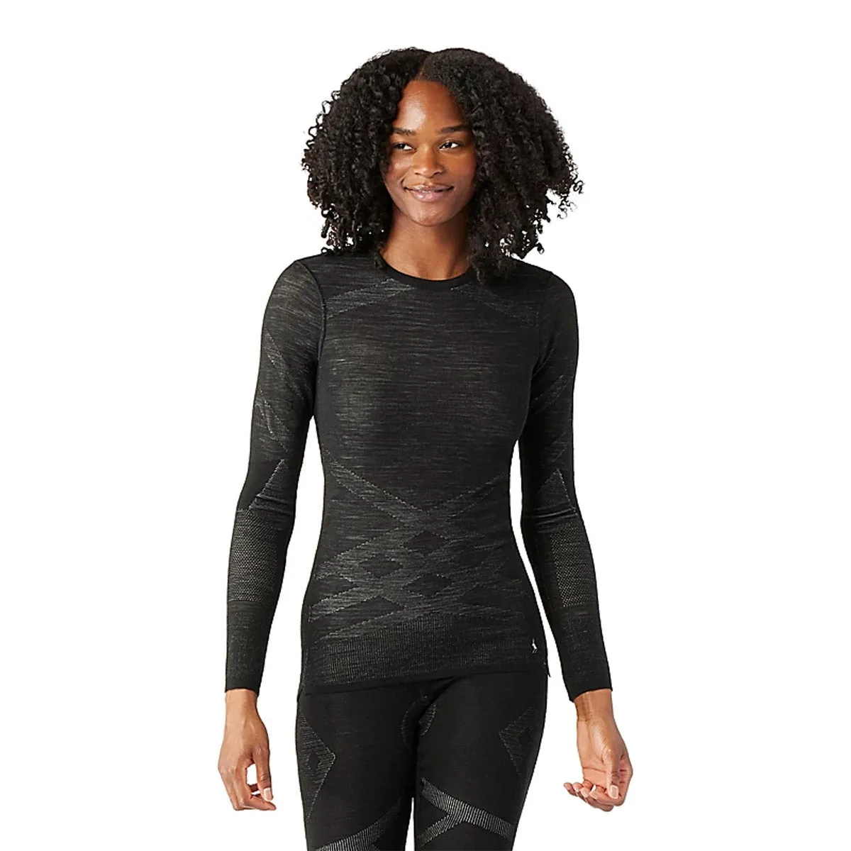 Women's Intraknit Thermal Merino Base Layer Crew CrossBackDesign hypoallergenic material