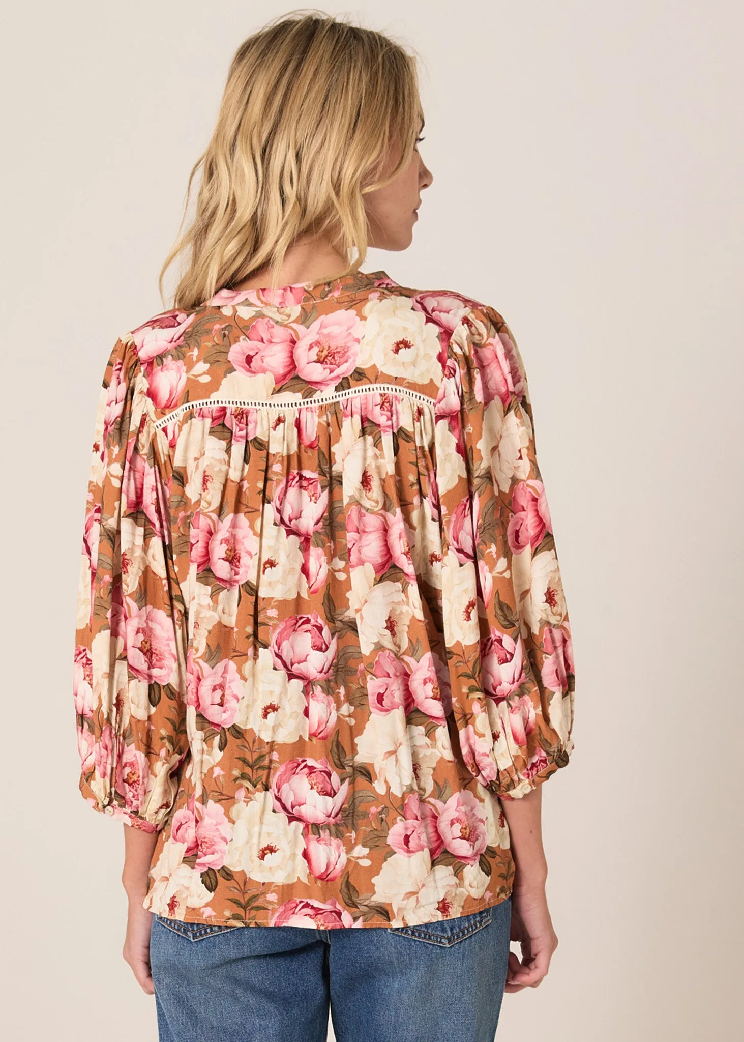 Fate Sweet Emotion Top Garden Floral SoftFeel Fabric