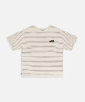 The Valencia Tee - Off White Green Dimensional Stability Weave Soft Lining