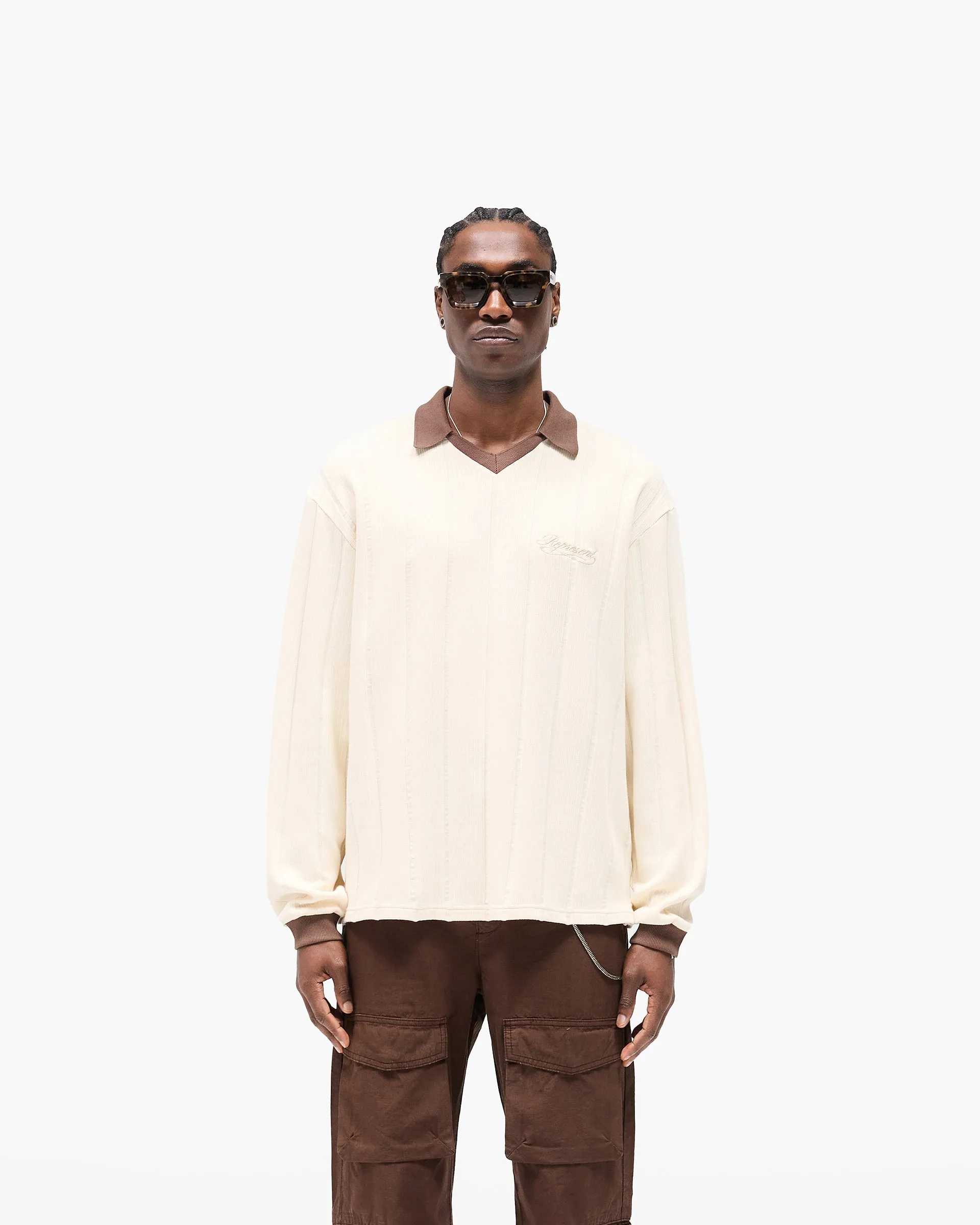 Retro Football Long Sleeve T-Shirt - Shell Perfect for Workouts Quick Dry Fabric