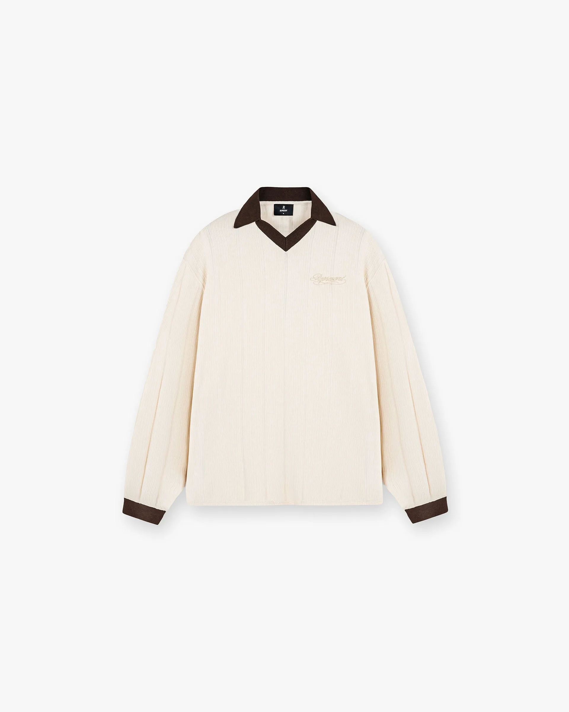 Stylish Comfort Comfy Wardrobe Retro Football Long Sleeve T-Shirt - Shell