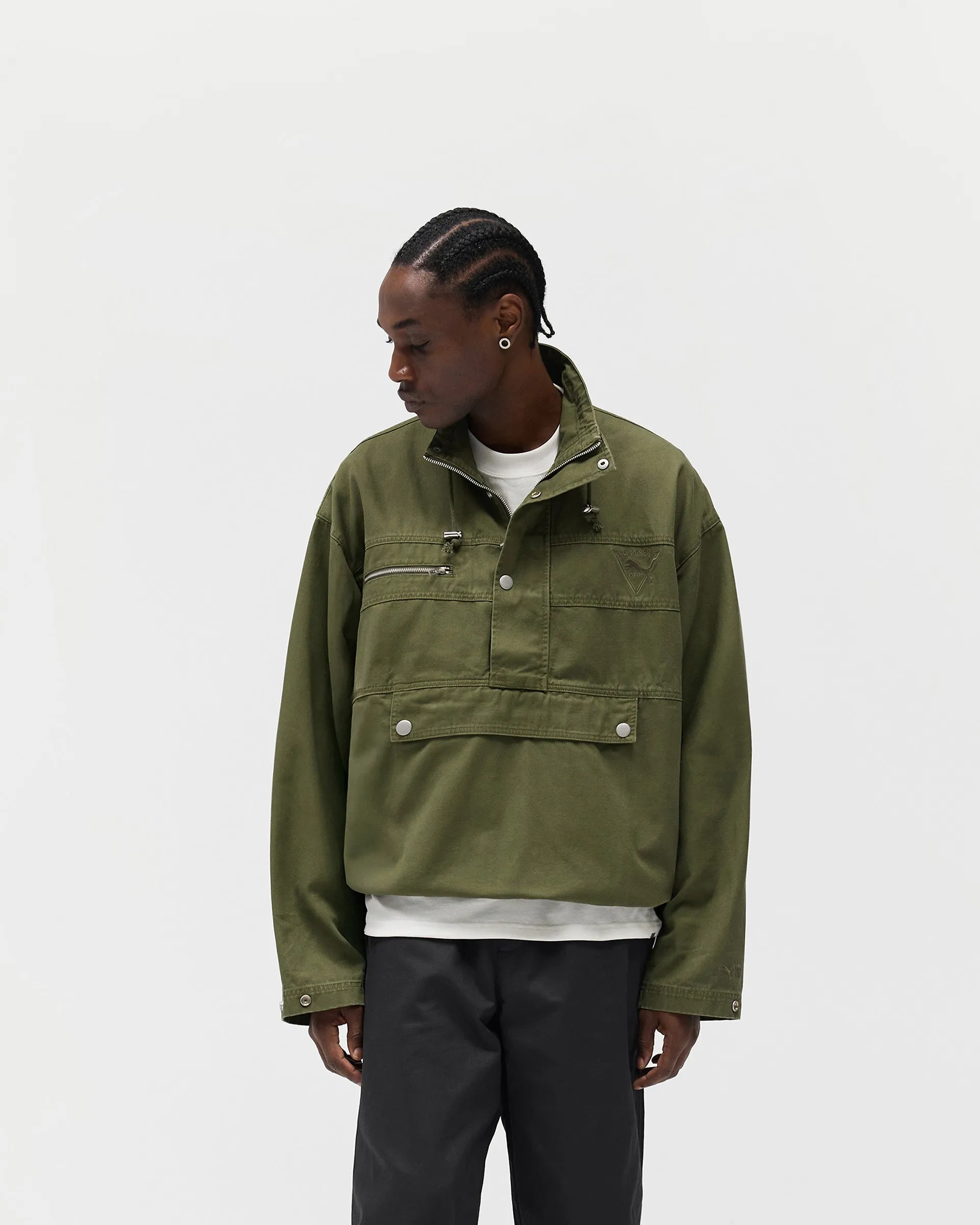Non Irritating Tags Represent X Puma Jacket - Night Pine