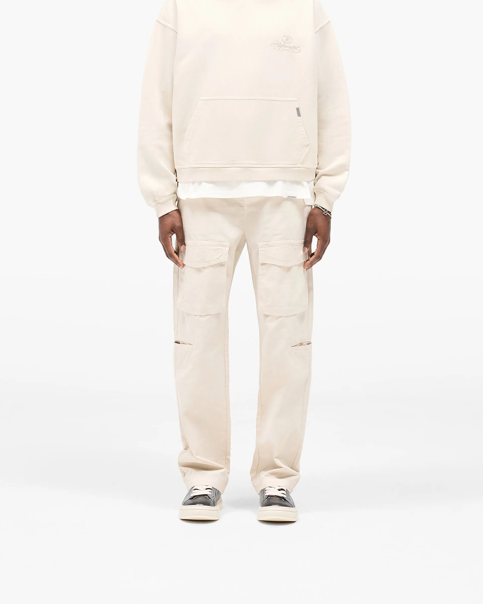 StretchWaistband Chilly Wear Front Pocket Cargo Pant - Champagne