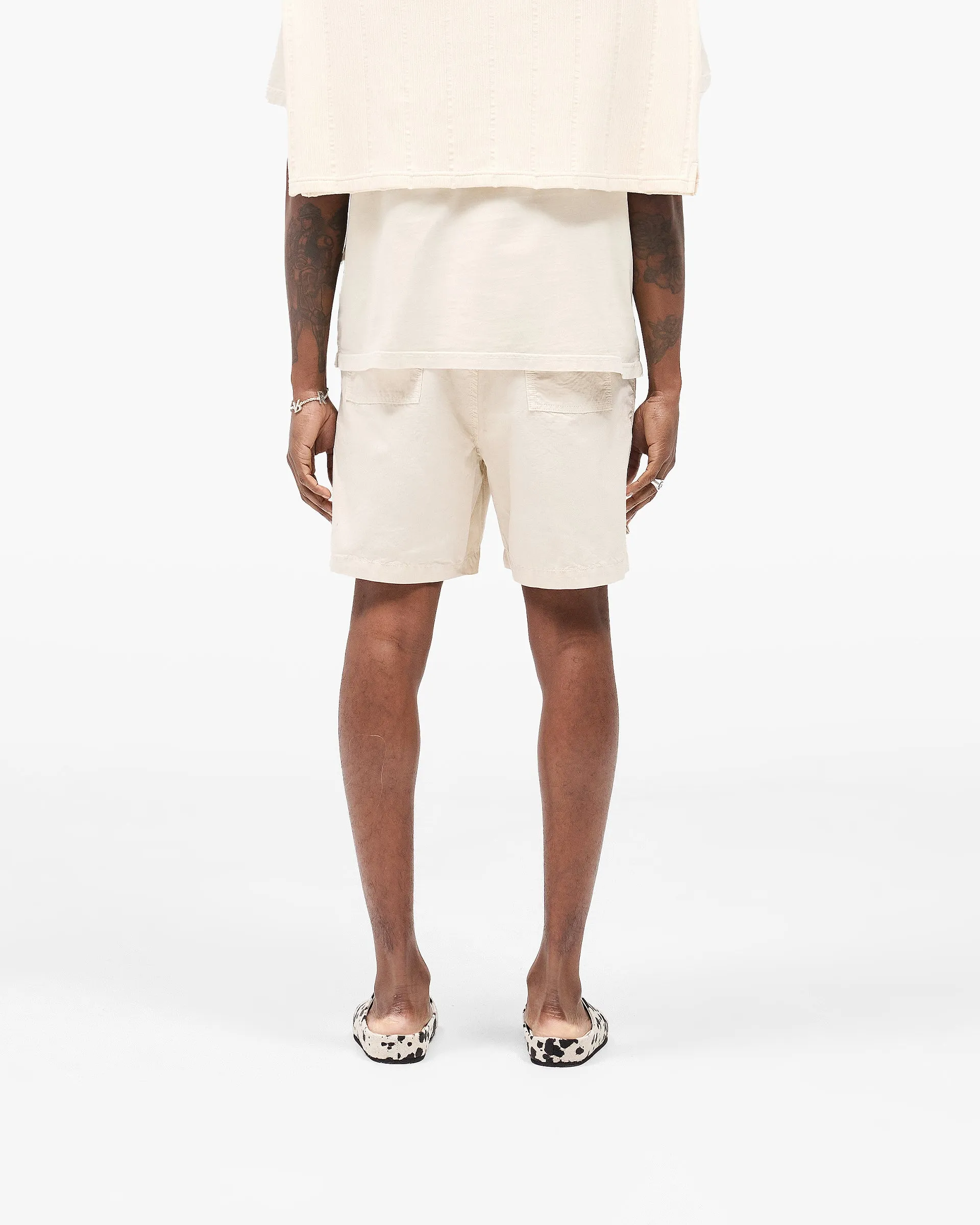 City Shorts Front Pocket Cargo Short - Champagne