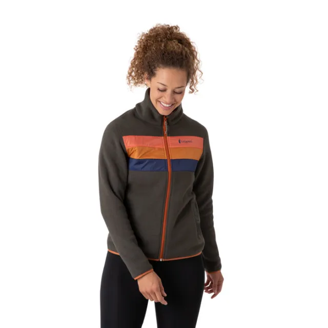 Women's Teca Fleece Full-Zip Jacket Anti Snag Fabric