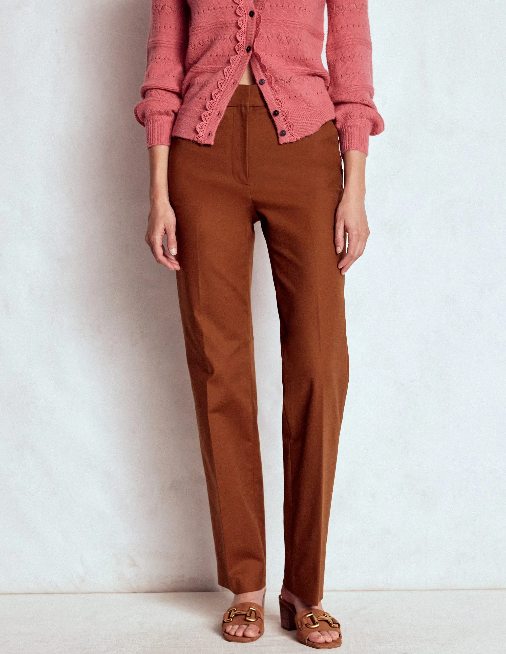 Weather Ready Full Length Canonbury Trousers-Russet
