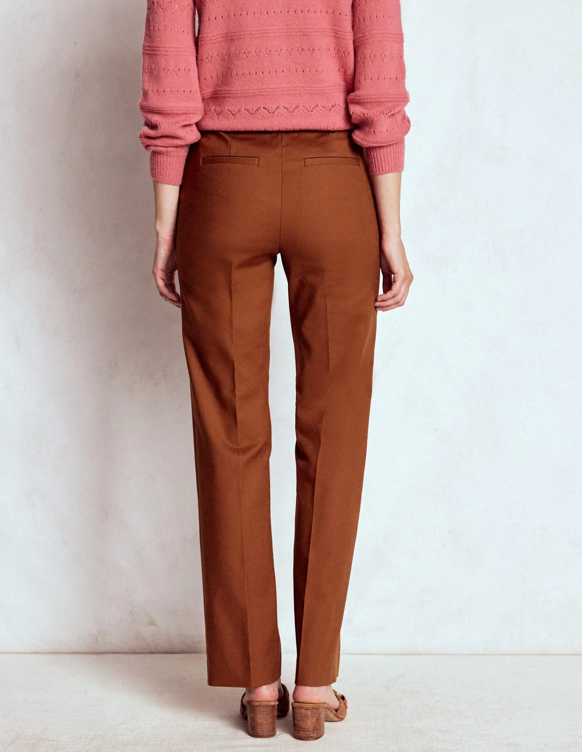 sport chic ThermalInsulation Full Length Canonbury Trousers-Russet