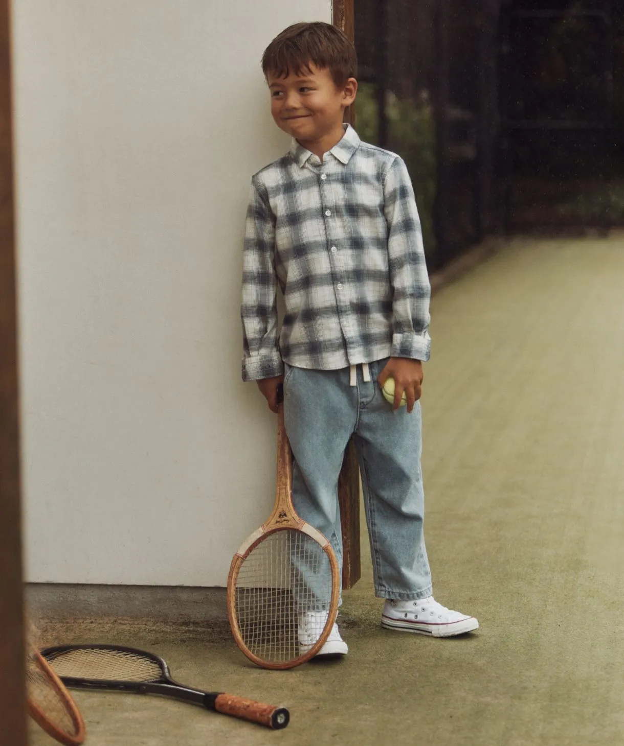 The Howerton L/s Shirt - Blue Country Escape