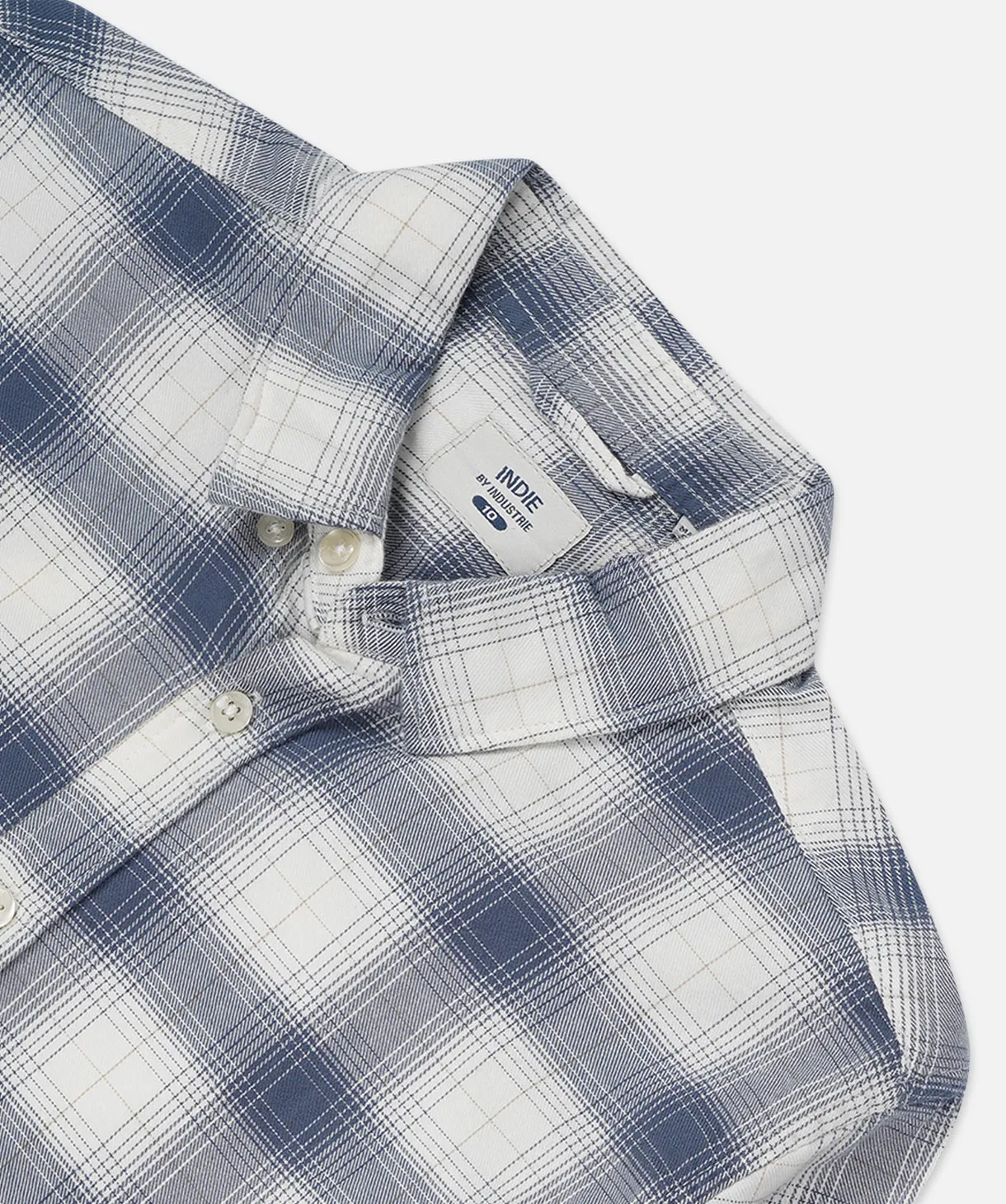 Eco Dye Technique The Howerton L/s Shirt - Blue