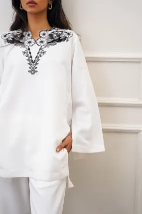 GIZA SEQUIN EMBROIDERED TUNIC Chilly Day Wear