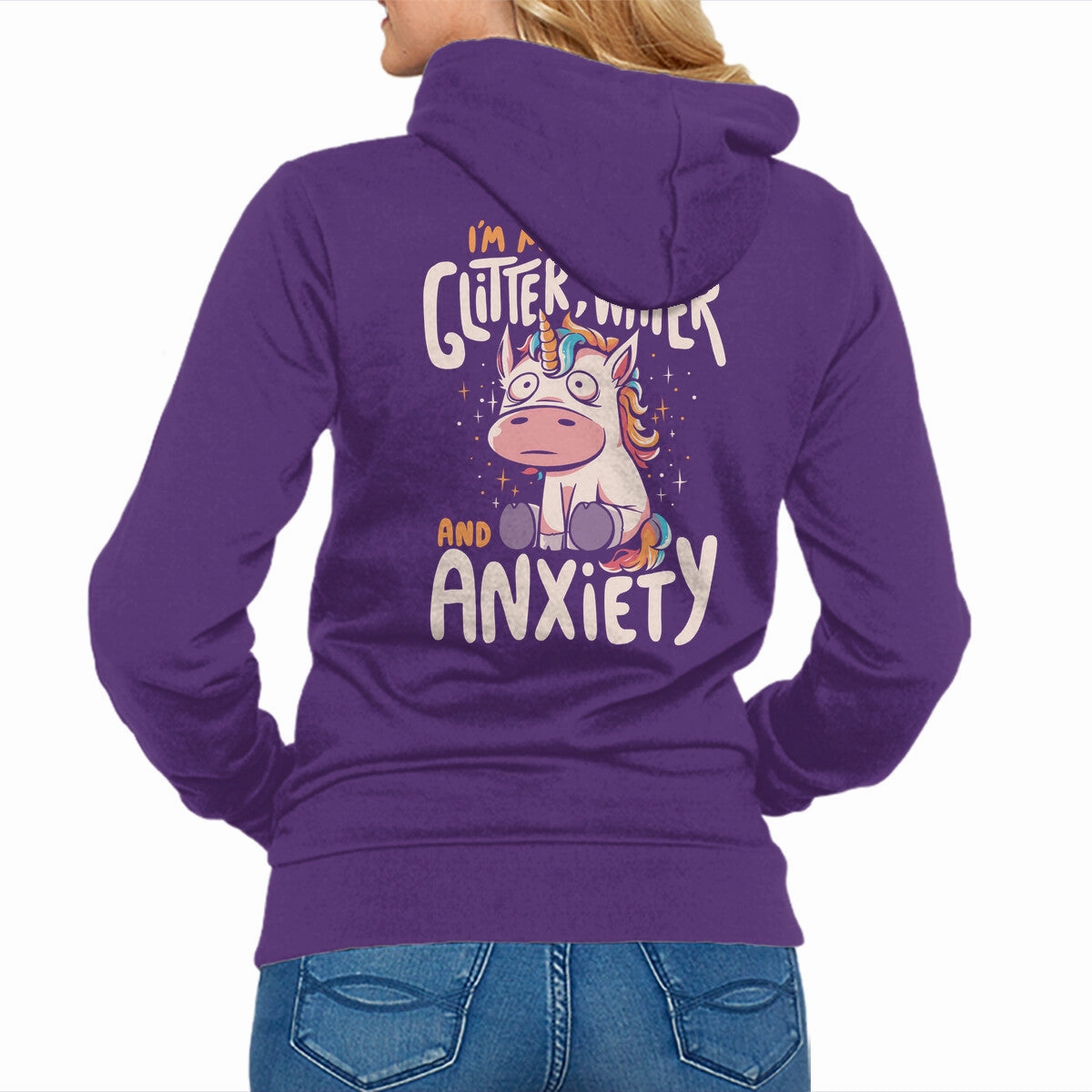 Breathable fabric Glitter, Water and Anxiety