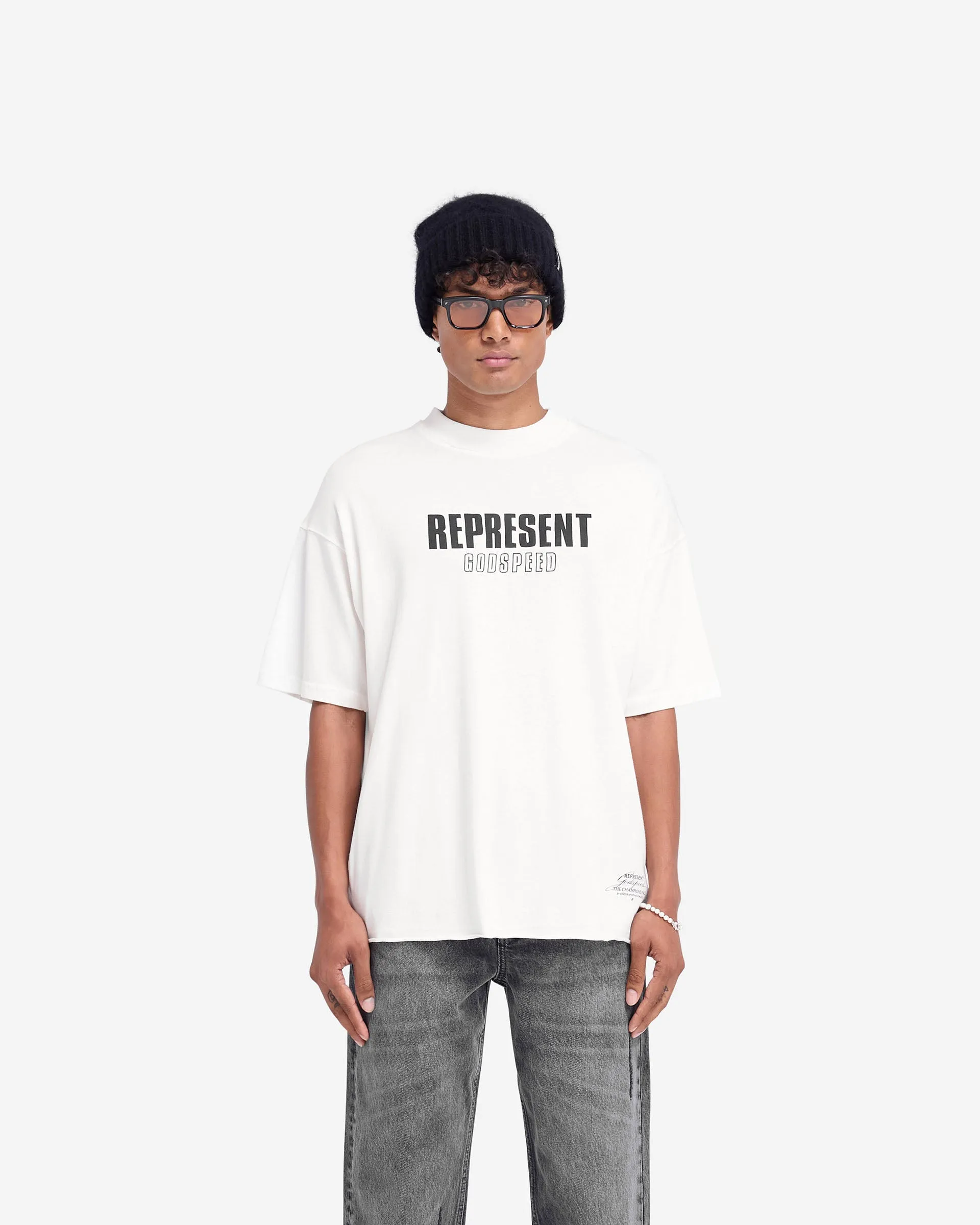 Godspeed T-Shirt - Flat White Comfortable Layering