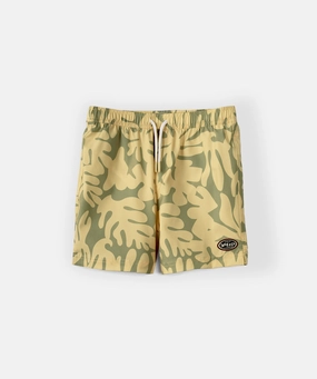 The Palma Swim Trunk - Pineapple Breathable Flex Clean Finish