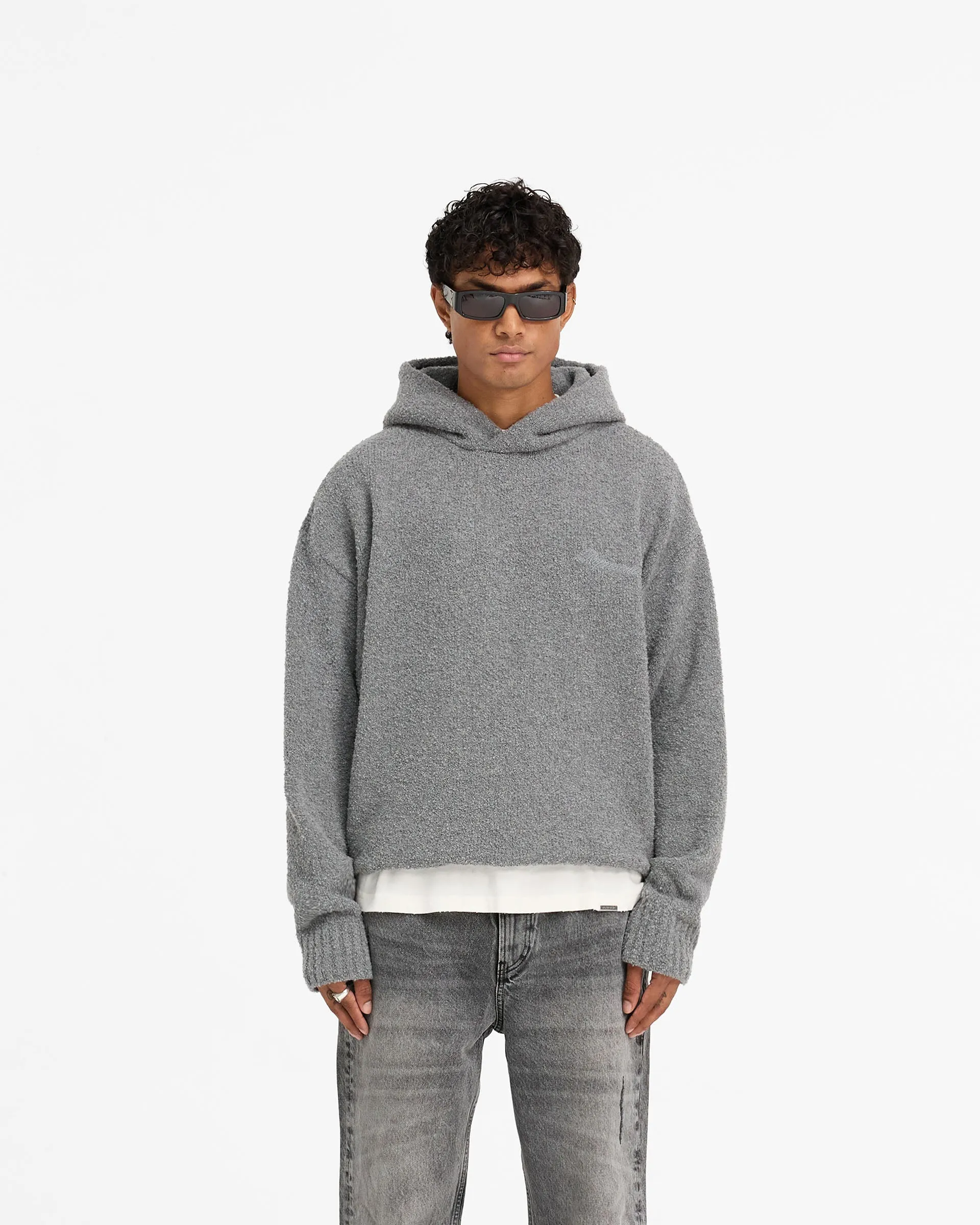 Heavy Boucle Hoodie - Rock Comfy And Warm