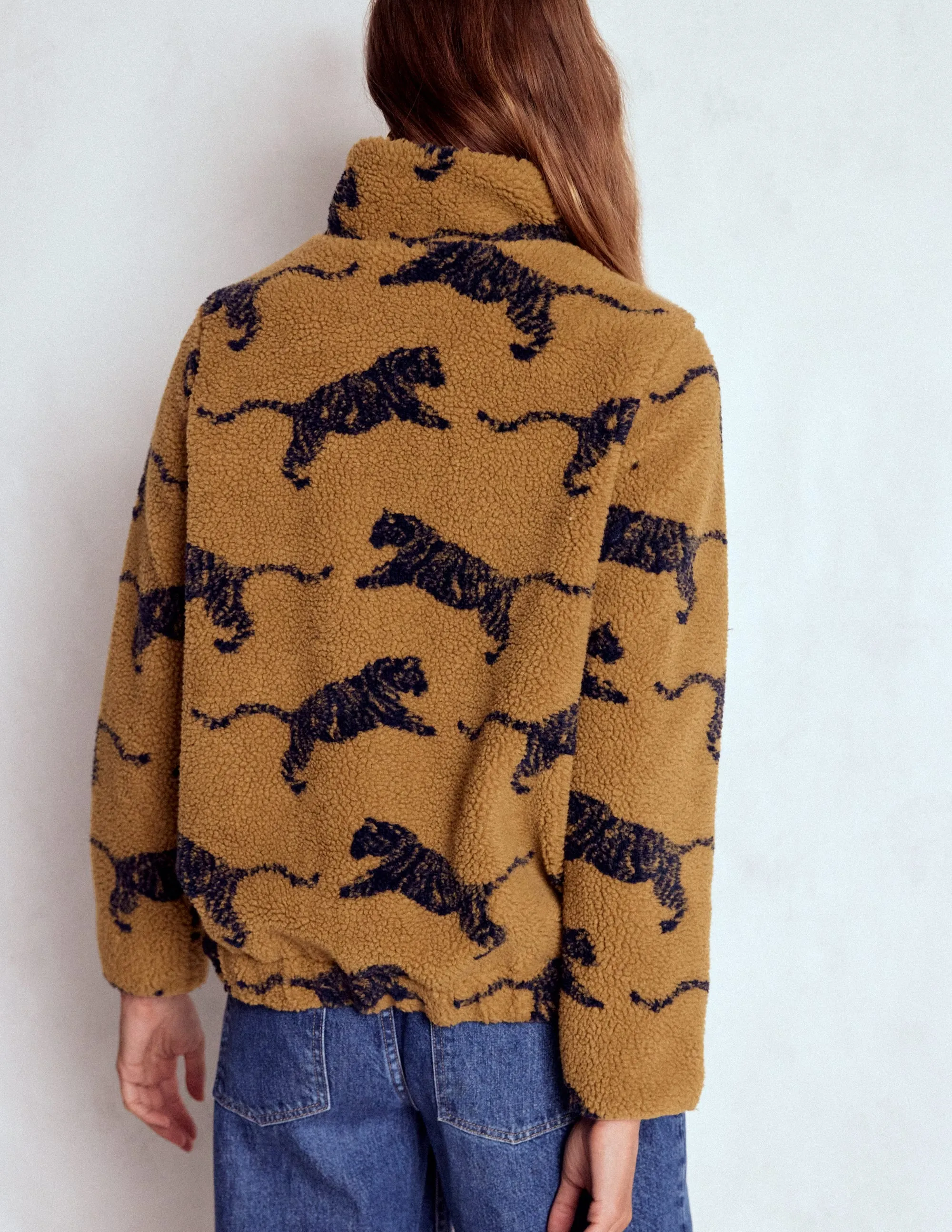 ThermalReflective Eco Friendly Dyed Fabric Westminster Borg Jacket-Hazelnut Brown, Leaping Tiger