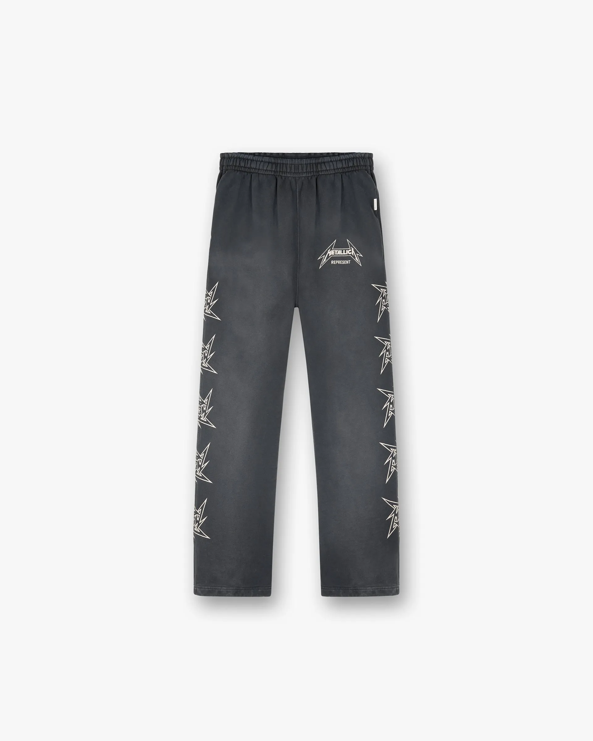 AntiPillingFabric Represent X Metallica Local Crew Sweatpant - Stained Black