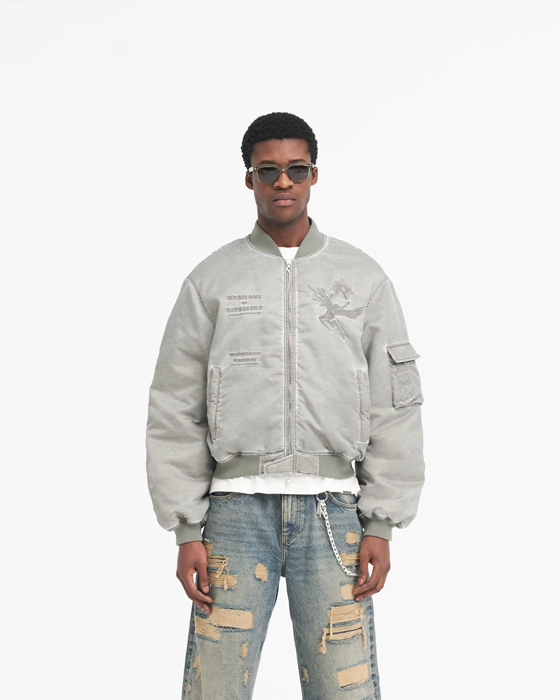 Icarus Flight Bomber - Khaki BreathableLining