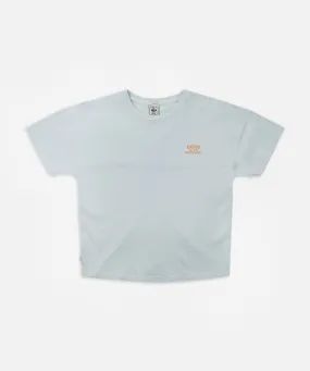 Minimalist Design The Surfrider Tee - Light Cyan