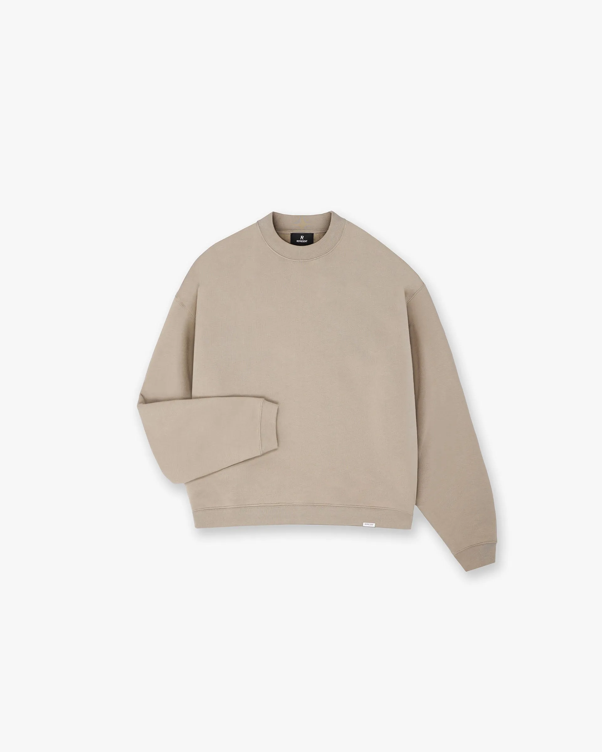 Initial Boxy Sweater - Dune product ribbon playfulness